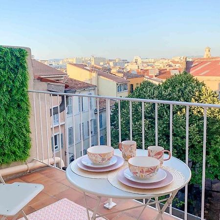 Le Perchoir - Terrasse & Clim Au Coeur Du Panier Daire Marsilya Dış mekan fotoğraf