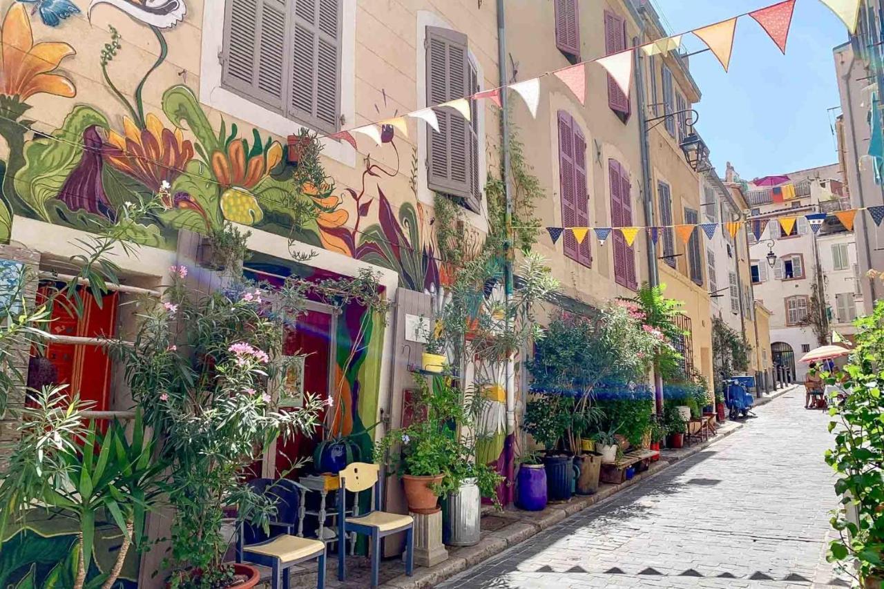 Le Perchoir - Terrasse & Clim Au Coeur Du Panier Daire Marsilya Dış mekan fotoğraf